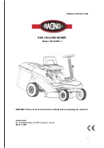 Racing RAC62PR-3 Original Instructions Manual preview