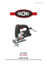 Racing RACSS650 Original Instructions Manual preview