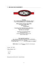 Preview for 17 page of Racing RACTDT5070-A Original Instructions Manual