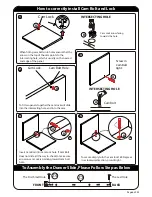 Preview for 6 page of Rack furniture CHARLESTON LOFT BED Instruction Manual