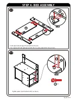 Preview for 23 page of Rack furniture CHARLESTON LOFT BED Instruction Manual