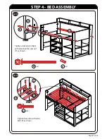 Preview for 27 page of Rack furniture CHARLESTON LOFT BED Instruction Manual