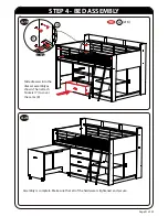 Preview for 31 page of Rack furniture CHARLESTON LOFT BED Instruction Manual