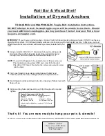 Preview for 4 page of RACK IT UP MPW-09 Manual