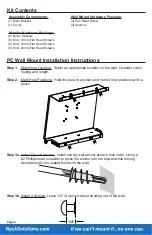 Preview for 2 page of Rack Solutions 104-2323 Installation Instructions