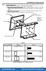 Preview for 3 page of Rack Solutions 104-2323 Installation Instructions