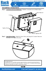 Preview for 4 page of Rack Solutions 104-2323 Installation Instructions