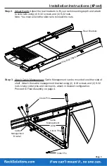 Предварительный просмотр 3 страницы Rack Solutions 1UKYB-126-USB Installation Instructions