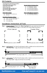 Preview for 2 page of Rack Solutions 2UKVM-125 Installation Instructions Manual