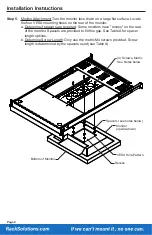 Preview for 4 page of Rack Solutions 2UKVM-125 Installation Instructions Manual