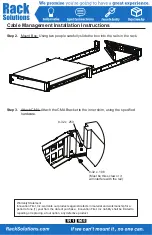 Preview for 4 page of Rack Solutions 2URAIL-R7 Installation Instructions