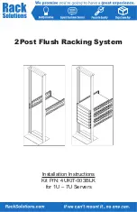 Preview for 1 page of Rack Solutions 4UKIT-003BLK Installation Instructions Manual