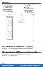 Preview for 2 page of Rack Solutions 4UKIT-003BLK Installation Instructions Manual