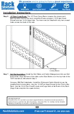 Preview for 8 page of Rack Solutions 4UKIT-003BLK Installation Instructions Manual