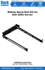 Rack Solutions QUICKRAIL-2950 Installation Instructions preview