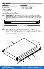 Preview for 2 page of Rack Solutions QUICKRAIL-2950 Installation Instructions