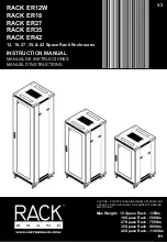 Preview for 1 page of RACK ER12W Instruction Manual