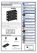 Preview for 1 page of Racking Solutions WR002 Assembly Instructions