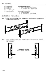 Предварительный просмотр 2 страницы RackSolutions 124-2247 Installation Instructions Manual