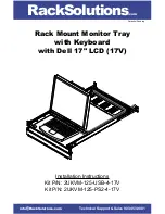 RackSolutions 2UKVM-125-USB-4-17V Installation Instructions preview