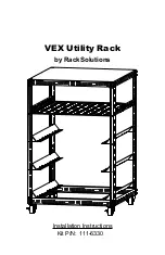 RackSolutions VEX 111-6330 Installation Instructions Manual предпросмотр