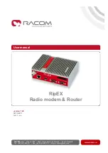 Предварительный просмотр 1 страницы RACOM RipEX User Manual