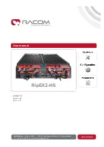 RACOM RipEX2-HS User Manual preview