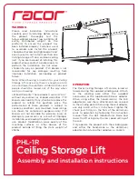 Preview for 1 page of RACOR PHL-1R Assembly And Installation Instructions Manual