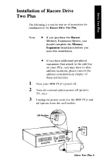 Preview for 5 page of RACORE COMPUTERS DRIVE TWO PLUS 1500 Installation Instructions Manual