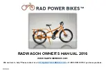 Preview for 1 page of Rad Power Bikes Radwagon 2016 Owner'S Manual