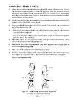 Предварительный просмотр 14 страницы rada 215-t3 Series Product Manual