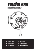 rada 566 Installation And Maintenance Manual предпросмотр