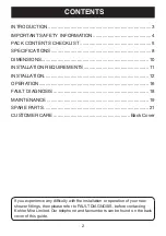 Preview for 2 page of rada Autotherm-3 CAT 5 Product Manual