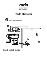 rada Outlook 1621.099 Quick Install Manual preview