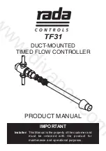 Предварительный просмотр 1 страницы rada TF31 Product Manual