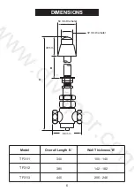 Предварительный просмотр 6 страницы rada TF31 Product Manual