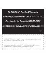 Preview for 38 page of Radarcan R-301 User Manual