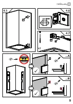 Preview for 9 page of Radaway 0092140-01-01L Assembly Instruction Manual