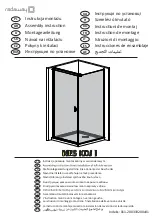 Radaway 10022080-54-01L Assembly Instruction Manual preview