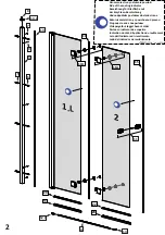 Предварительный просмотр 2 страницы Radaway 10024080-54-01L Assembly Instruction Manual