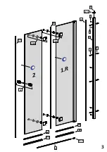 Предварительный просмотр 3 страницы Radaway 10024080-54-01L Assembly Instruction Manual