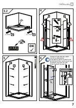 Предварительный просмотр 7 страницы Radaway 10024080-54-01L Assembly Instruction Manual