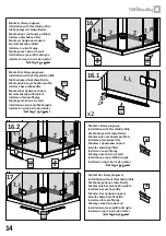 Предварительный просмотр 14 страницы Radaway 10024080-54-01L Assembly Instruction Manual