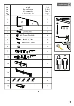 Preview for 3 page of Radaway 206211-01L Assembly Instruction Manual