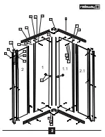 Предварительный просмотр 2 страницы Radaway 30050-01-01 Assembly Instruction Manual