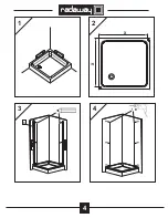 Предварительный просмотр 4 страницы Radaway 30050-01-01 Assembly Instruction Manual