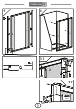 Предварительный просмотр 5 страницы Radaway 33353-01-01N Assembly Instruction Manual