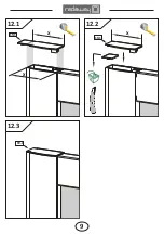 Предварительный просмотр 9 страницы Radaway 33353-01-01N Assembly Instruction Manual