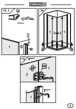 Preview for 9 page of Radaway 37303-01-01N Assembly Instruction Manual