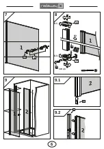 Preview for 6 page of Radaway 37990-01-01NL Assembly Instruction Manual